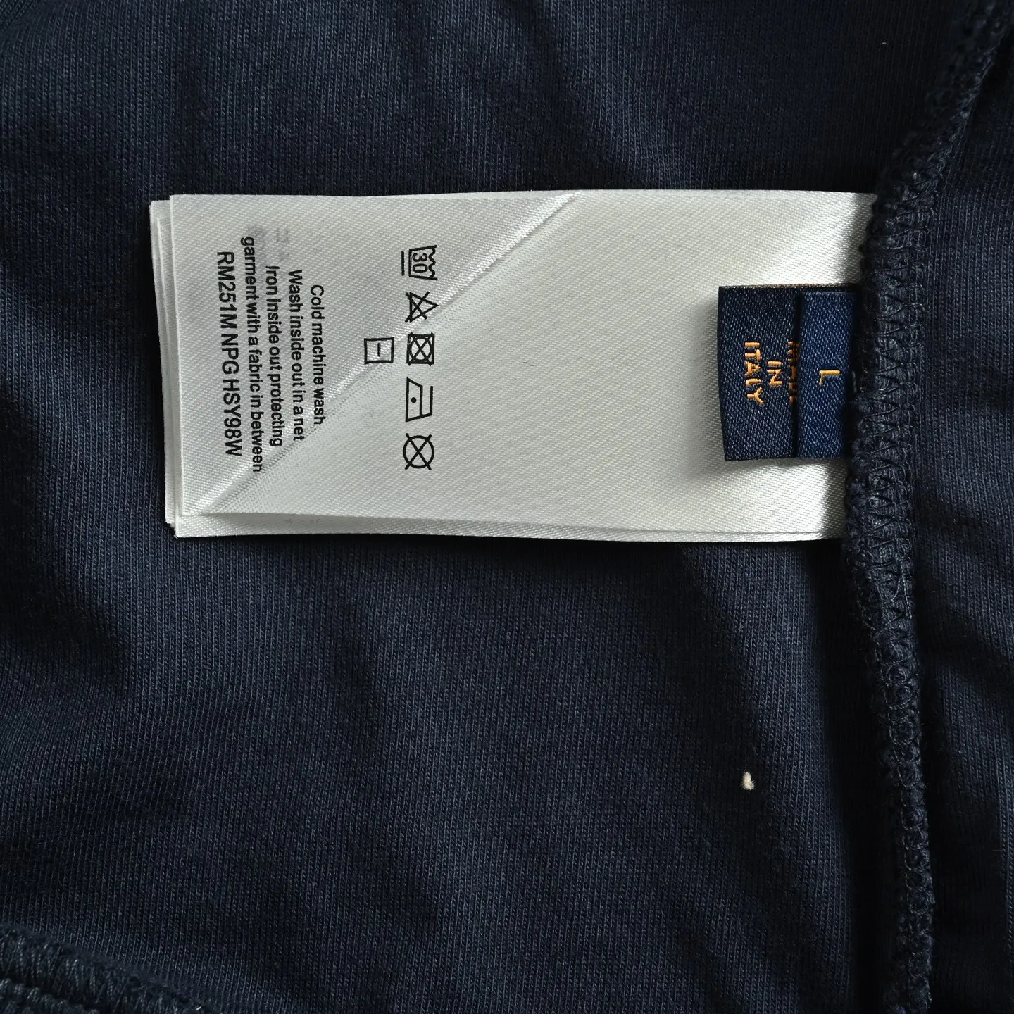 Louis Vuitton/Louis Vuitton sailing embroidered hooded sweatshirt